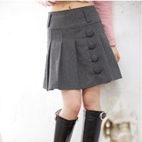 �պ�ʱ�����иߵ��ٴ�7002��ɫë�ذ���ȹ